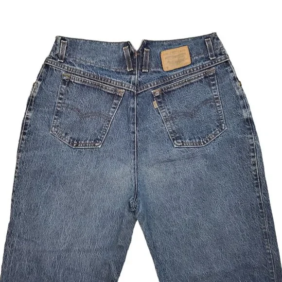 Vtg 80s USA Levis 921 S 18 (31x31 14" High Rise) Mom Tapered *Hemmed* Jeans A14 - Picture 5 of 11